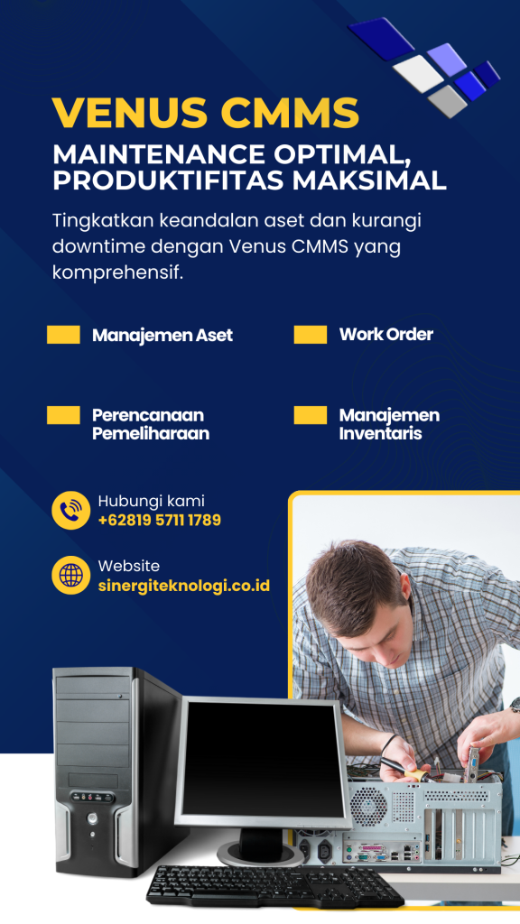 manfaat software cmms untuk perusahaan di bidang manufaktur