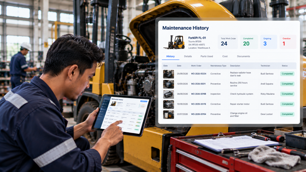 Maintenance History: Mengapa Riwayat Perawatan Mesin Penting untuk Perusahaan?